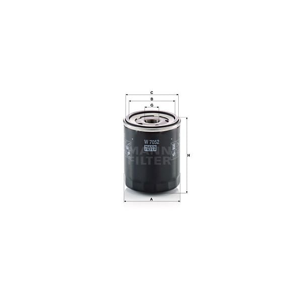 Mann Oil Filter W7052