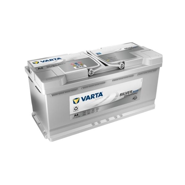 Varta A4 xEV Silver Dynamic AGM Battery 950CCA/224RC/SAE 0/DIN100