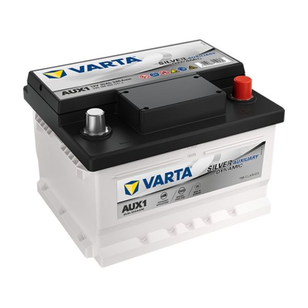 Varta AUX1 AUX SD Silver Dynamic Flooded Battery 35Ah/SAE 0/POB4