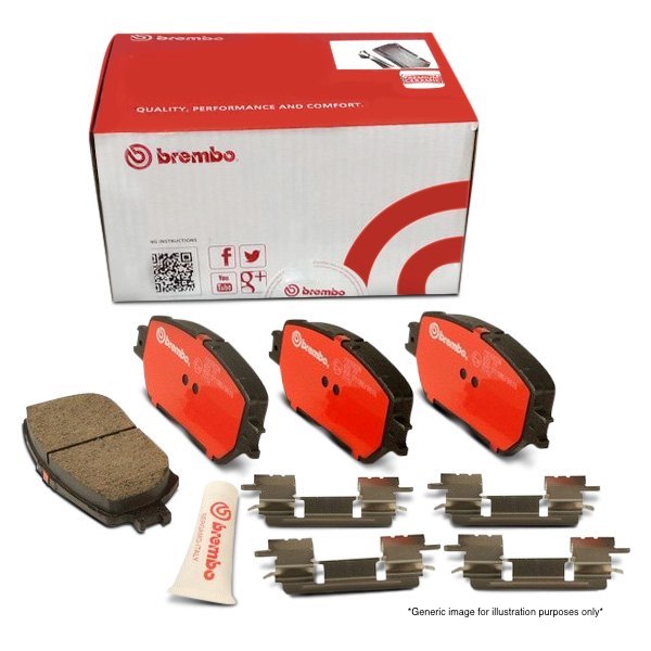 Brembo P54040N Ceramic NAO Series Brake Pads