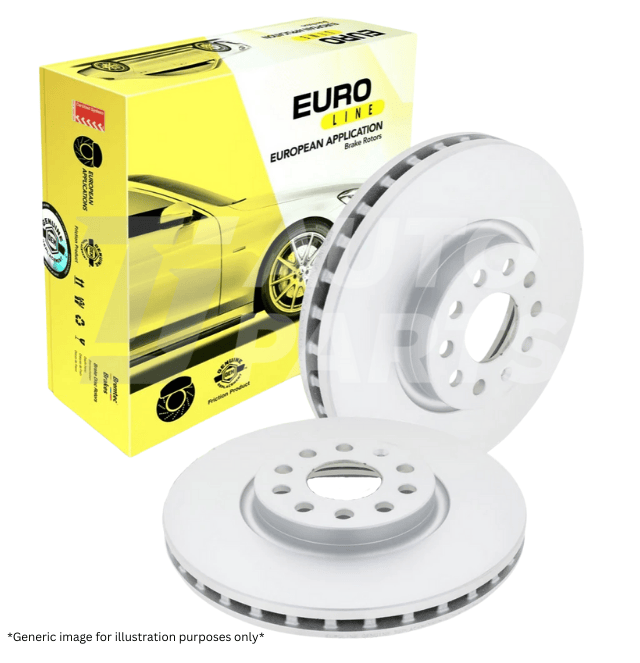 Bremtec BDR18250EL Euro-Line Brake Disc Rotor Pair