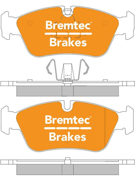 Bremtec BT1021ELC Euro-Line Brake Pad Set