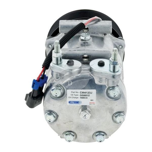 Jayair CM4123J A/C Compressor fits Kenworth T610 16-On SD7H15 12V 8Pv 125mm Vpad