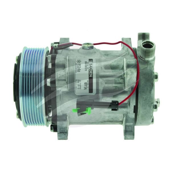 Jayair CM8117A A/C Compressor fits Man Truck TGA TGS 02-09 SD7H15 8PV 24V 119mm VOR Ear