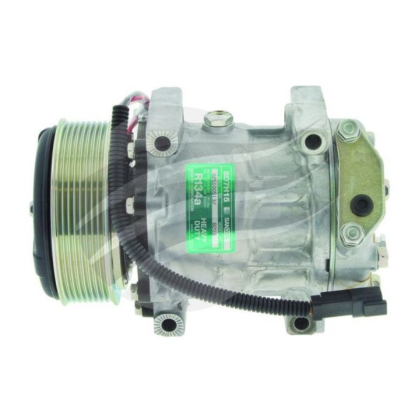 Jayair CM8203 A/C Compressor fits JCB Vm115 SD7H15 12V 8PV 120mm Pad Direct Mount WP