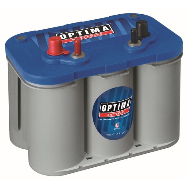 Optima Battery D34M BlueTop Marine Boat Caravan 12V AGM 765 CCA