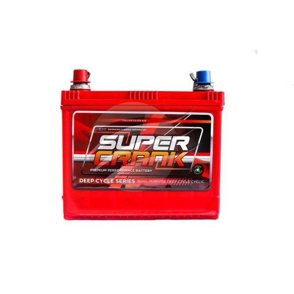 Super Crank DCNS50PXSCMF AGM Deep Cycle Battery 625CCA 65Ah