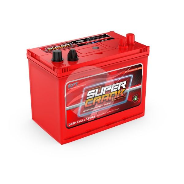 Super Crank DCNS70LSCMF AGM Deep Cycle Battery 675CCA 85Ah