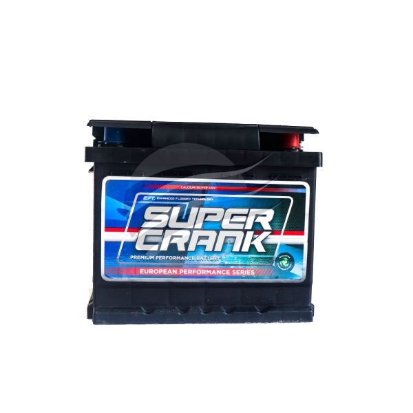 Super Crank DIN44SCMF Euro Car/Passenger Battery 500CCA