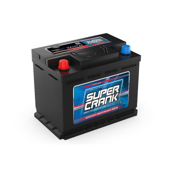 Super Crank DIN55HRSCMF Euro Car/Passenger Battery 655CCA