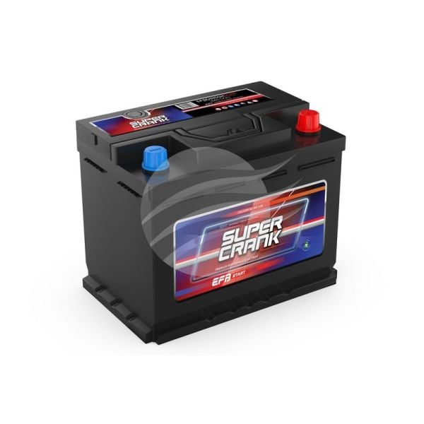 Super Crank DIN55HSCMF Euro Car/Passenger Battery 655CCA