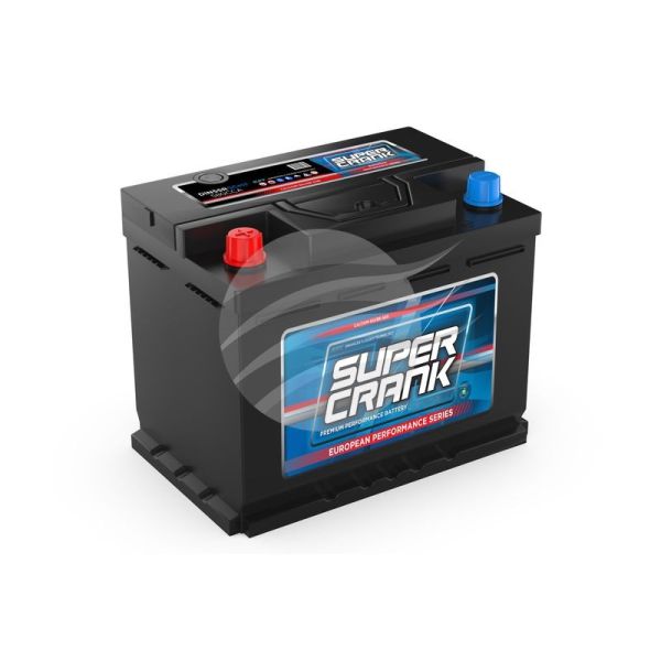 Super Crank DIN55RSCMF Euro Car/Passenger Battery 625CCA
