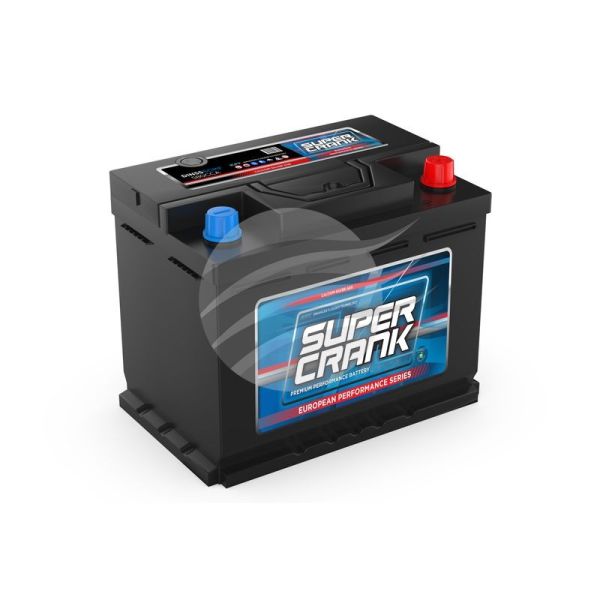 Super Crank DIN55SCMF Euro Car/Passenger Battery 625CCA