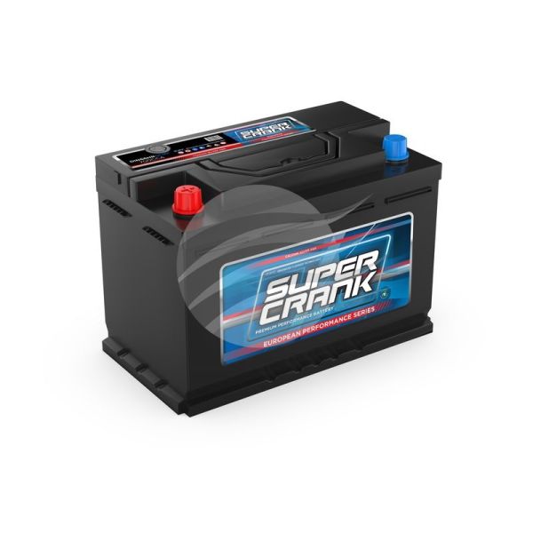 Super Crank DIN66HRSCMF Euro Car/Passenger Battery 755CCA
