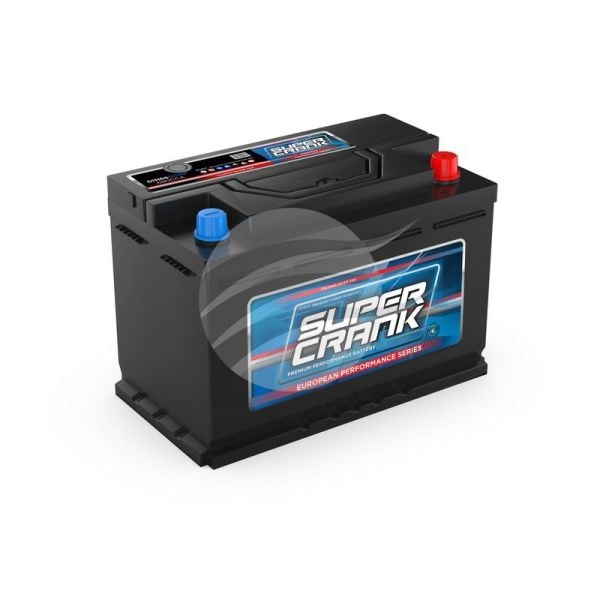 Super Crank DIN66SCMF Euro Car/Passenger Battery 725CCA