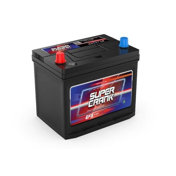 Super Crank EFB55D23RSCMF Car/Passenger Battery 660CCA