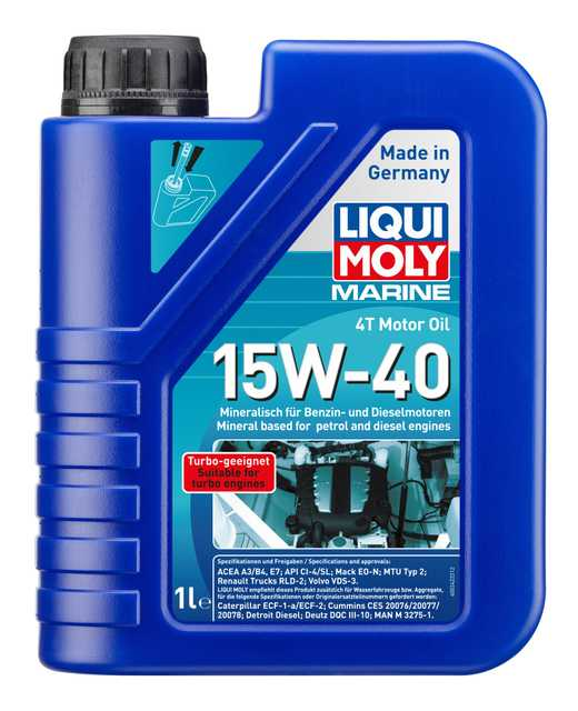 LIQUI MOLY Marine 4T Motor Oil 15W-40 1 L 25015