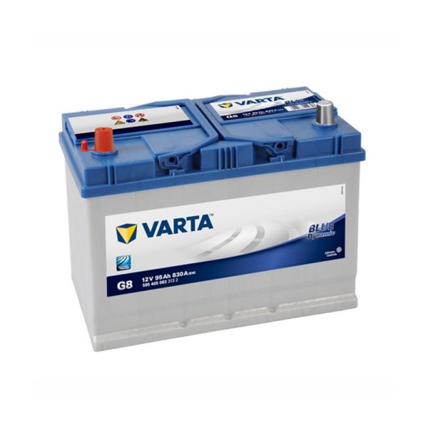 Varta G8 Blue Dynamic Flooded Battery 830CCA/165RC/SAE 1/N70ZZ