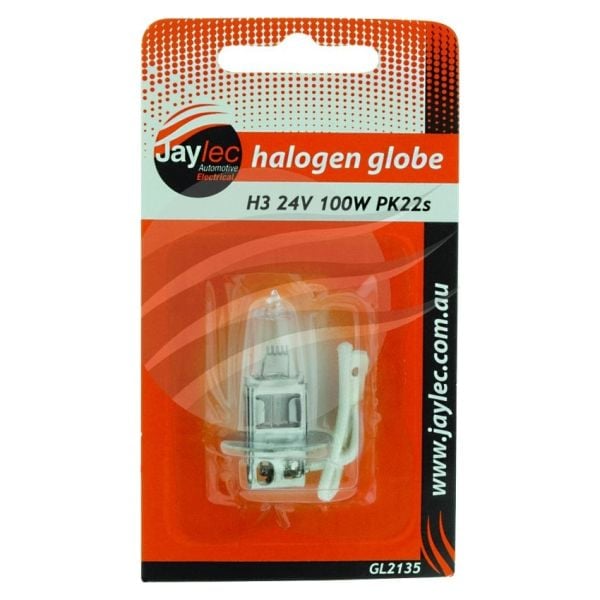Jaylec GL2135 H3 Halogen Globe 24V 100W PK22S