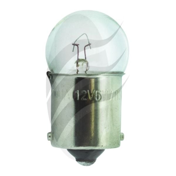 Jaylec GL2600-10 Bayonet Globe BA15S 12V 5W BA15S-R5W Base 10 Pack