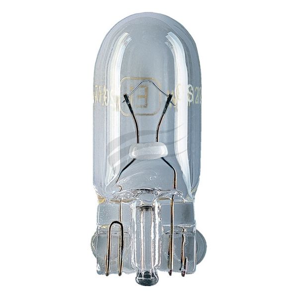 Jaylec GL2705-10 Wedge Globe W2.1X9.5D 24V 5W W5W Base 10 Pack