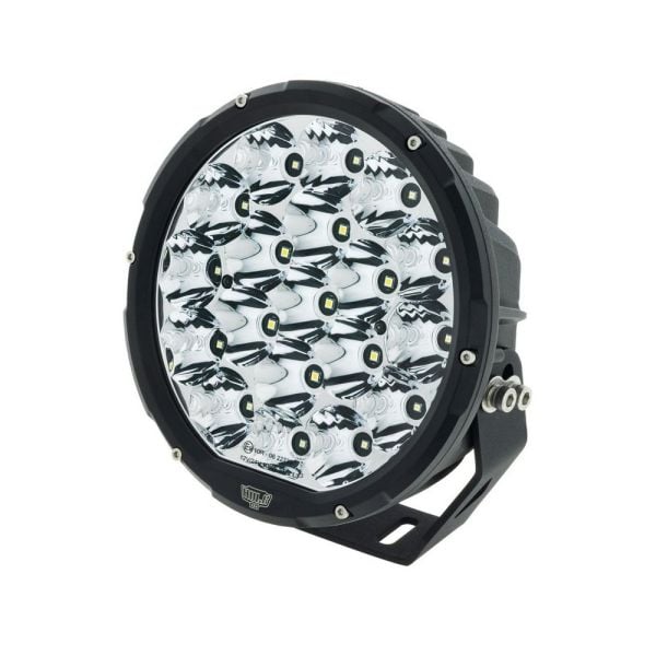 Hulk 4x4 HU9633 Driving Lamp 7" Round LED Beam Black bezel