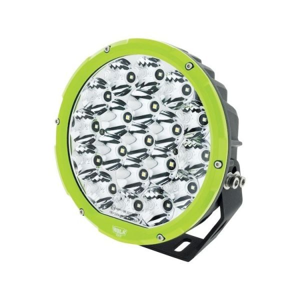 Hulk 4x4 HU9633G Driving Lamp 7" Round LED Beam Green bezel