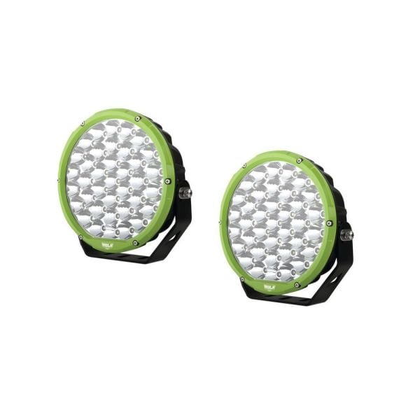 Hulk 4x4 HU9634GK Driving Lamp Beam 9-36V 160W 37 LED 9" Round Twin Pack