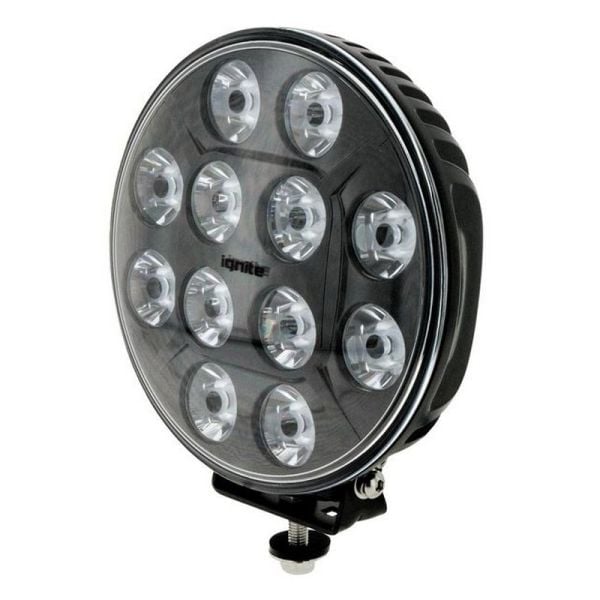 Ignite IDL1205BRS 7" LED Driving Lamp Spot Beam 8 Deg 9-36V 60W Black Face