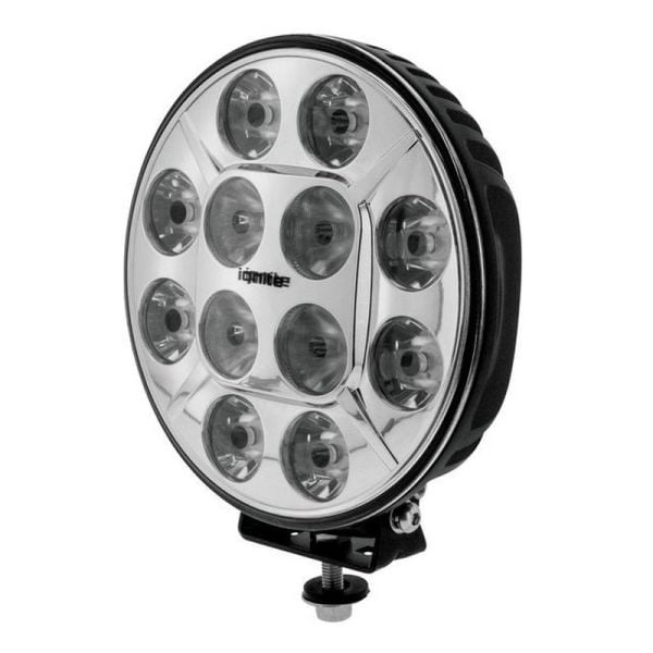 Ignite IDL1205CRD 7" LED Driving Lamp Flood/Spot Beam 28Deg 9-36V 60W Chrome