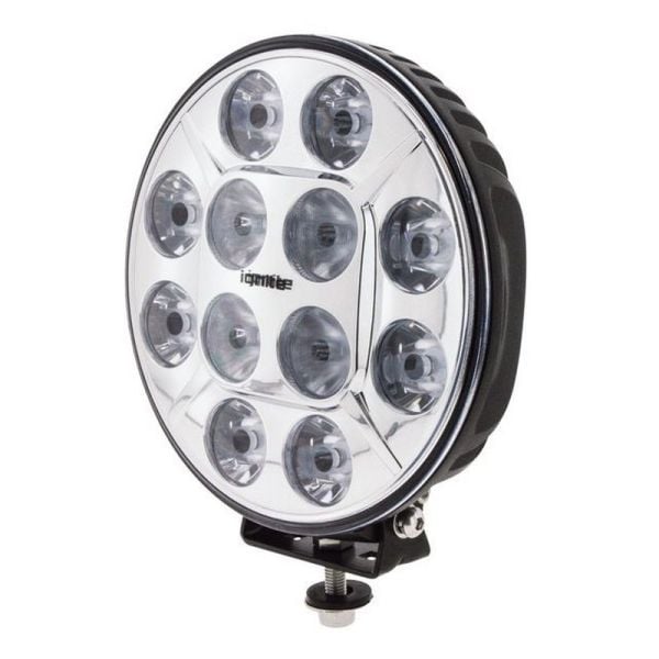Ignite IDL1210CRD 9" LED Driving Lamp Flood/Spot Beam 28Deg 9-36V 120W Chrome