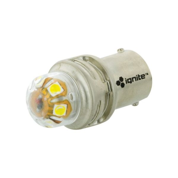 Ignite IGL9156 Twin Pack LED Globe 12/24V BA15S White