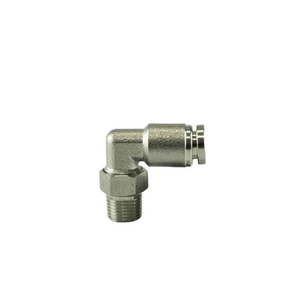 TurboSmart TS-0550-3054 1/8" NPT 90 Pushloc Fitting - SS - 1/4"
