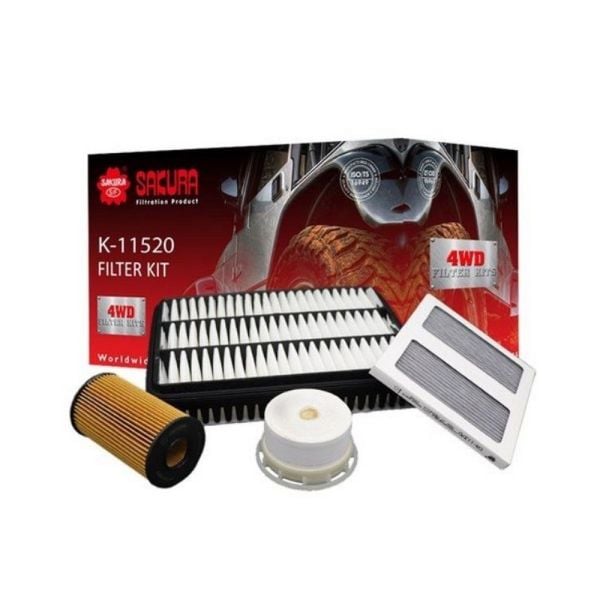 Sakura K-11520 Filter Service Kit fits Toyota Landcruiser VDJ79
