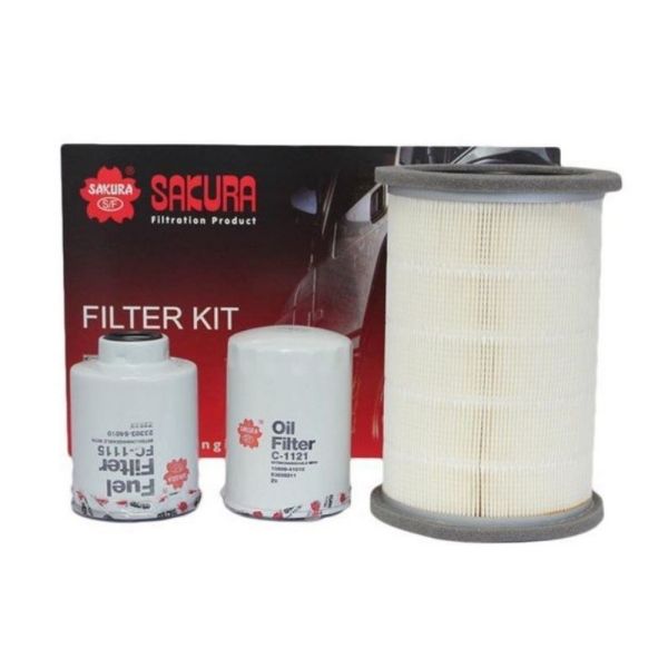 Sakura K-19010 Filter Service Kit fits with Round Air Filter Ford Courier PE/PH Mazda Bravo UN WLAT