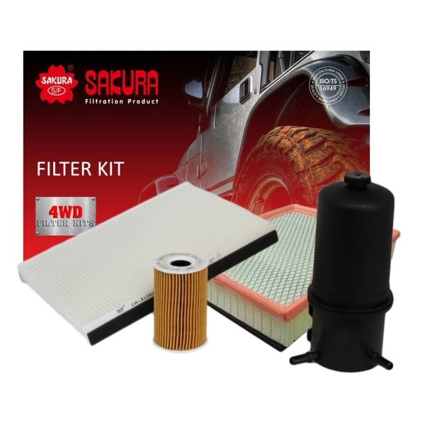 Sakura K-31010 Filter Service Kit to suit VW Amarok 2.0 CDCA CDCB