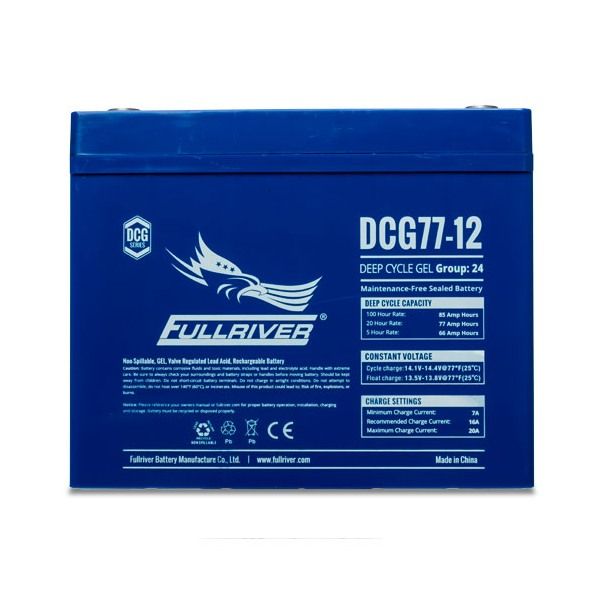 Fullriver DCG77-12 (DC85-12) DCG Series Deep Cycle GEL Battery