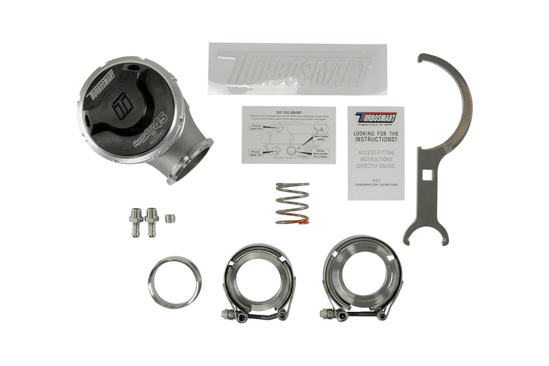 Turbosmart TS-0553-1202 GenV WG45CG HyperGate45 5psi Compressed Gas Black, image 6