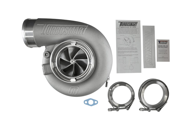 Turbosmart TS-1-8280C-VR096E TS-1 Turbocharger 8280 V-Band Reverse Rotation 0.96AR Externally Wastegated, image 6