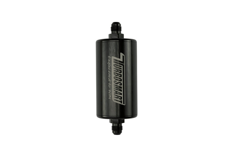 Turbosmart TS-0402-1133 Inline Fuel Filter 10um 6AN Black