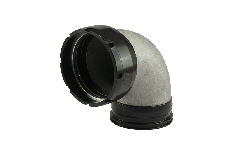 Turbosmart TS-199-3037 LockSleeve Turbo Adapter Compressor Outlet 3.00" to 90 Elbow Vibrant ,Plazmaclamp 3.00"