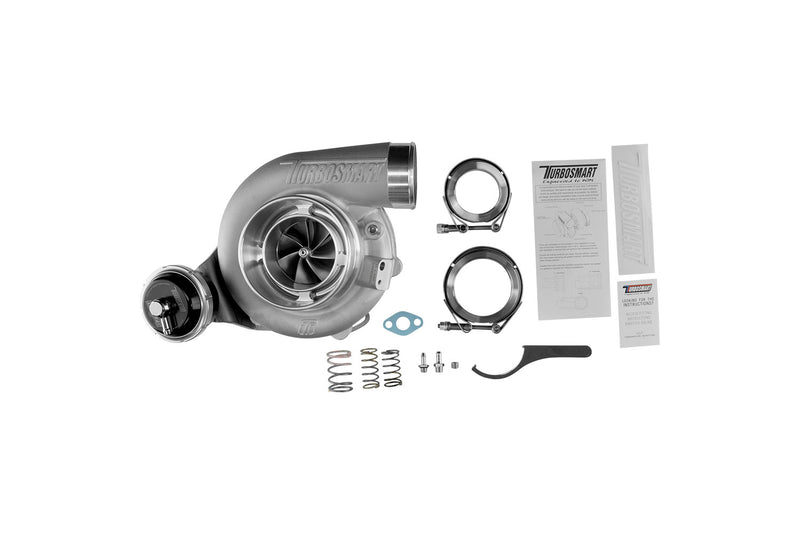 Turbosmart TS-1-6466B-VB082I TS-1 Turbocharger 6466 V-Band 0.82AR Internally Wastegated (14psi), image 6
