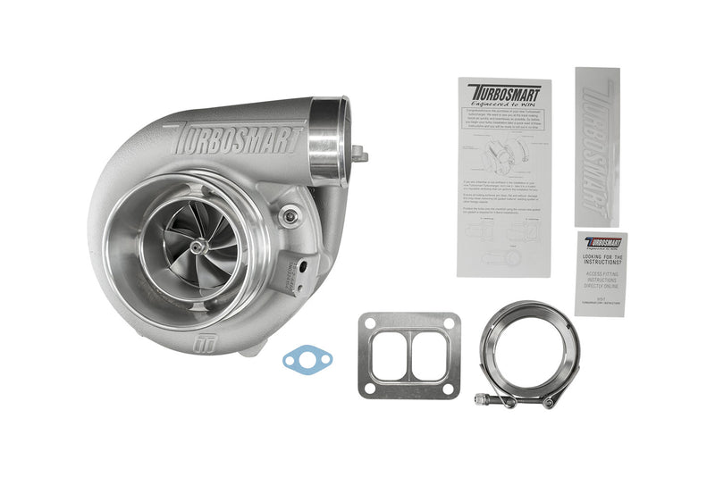 Turbosmart TS-2-6466B-D4084E TS-2 Turbocharger (Water Cooled) 6466 T4 Divided 0.84AR Externally Wastegated, image 6