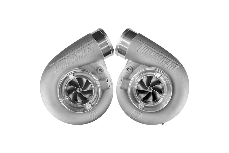 Turbosmart TS-1-7880C-VB096E-MT Mirror Twin Turbo Package - TS-1-7880C V-Band 0.96AR Oil Cooled Turbos
