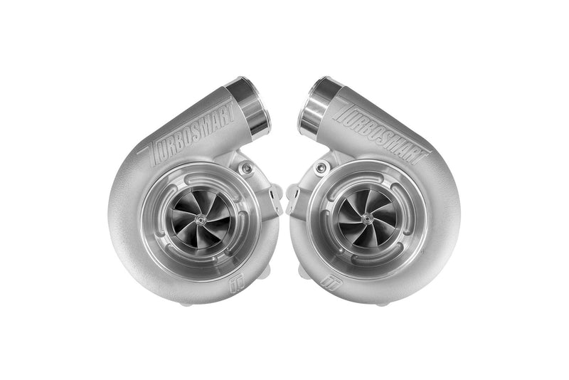 Turbosmart TS-1-6262B-VB082E-MT Mirror Twin Turbo Package - TS-1-6262B V-Band 0.82AR Oil Cooled Turbos