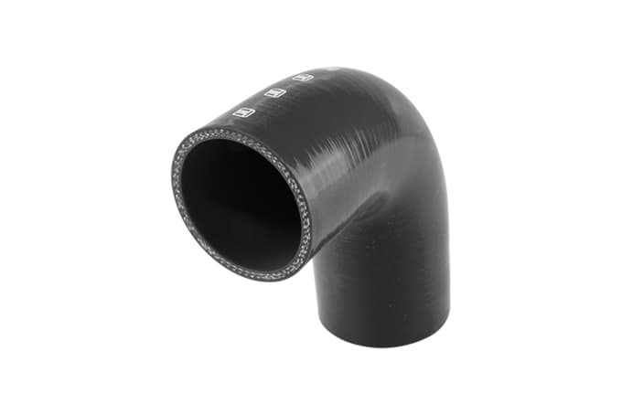 Turbosmart TS-HRE9250275-BK silicone hose 90 Reducer Elbow 2.50"-2.75" Black