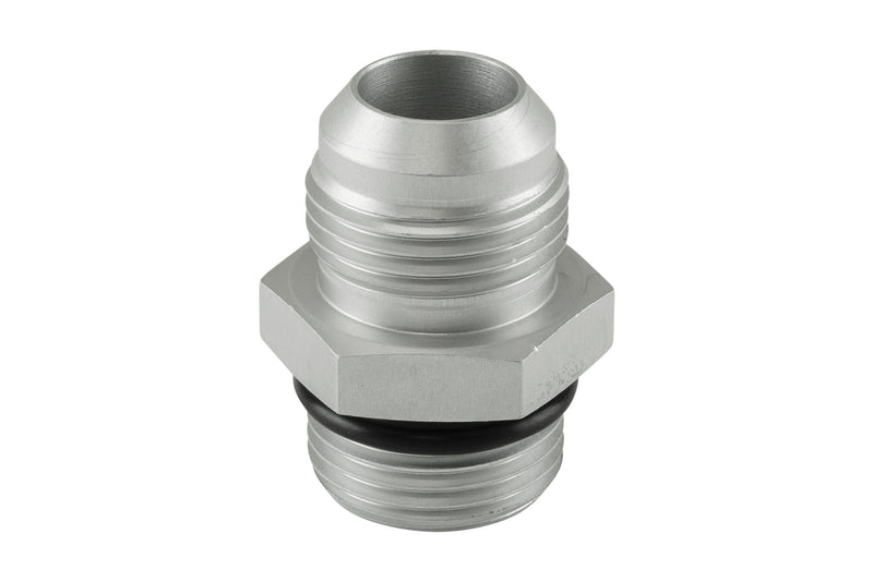 Turbosmart TS-JO-1212-CL Fitting -12 AN Flare to -12 AN ORB Male Straight - Silver