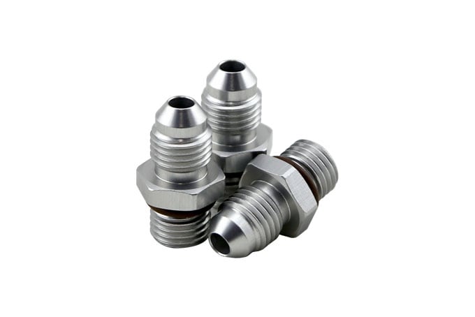 Turbosmart TS-0802-1001 OPR -4 AN Fitting Kit - Silver