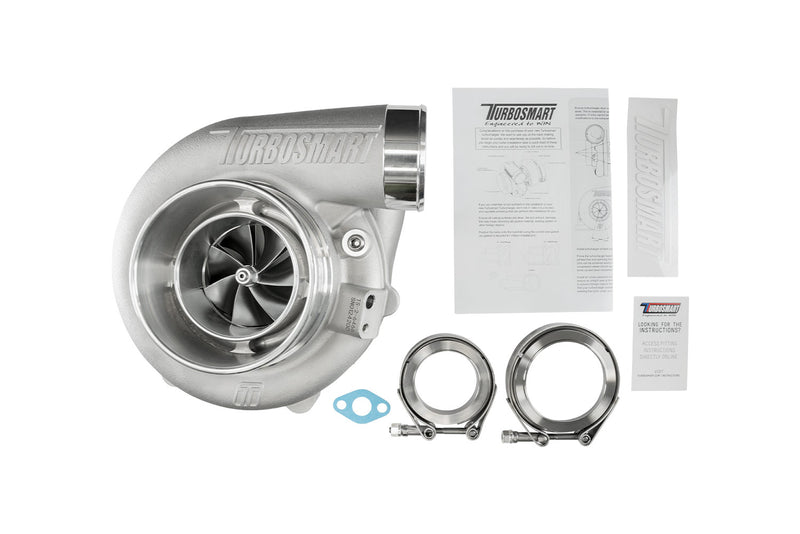 Turbosmart TS-2-6466B-VB107E TS-2 Turbocharger (Water Cooled) 6466 V-Band 1.07AR Externally Wastegated, image 6