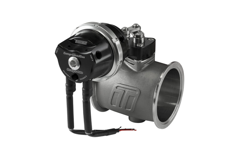 Turbosmart TS-0567-1252 PSG76CG Pneumatic StraightGate76 Compressed Gas (Solenoid) 7psi Black